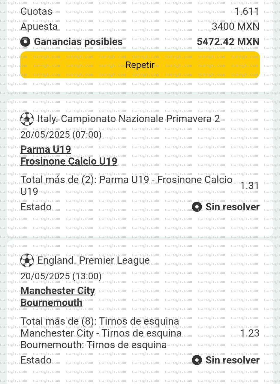 Apuesta de hoy